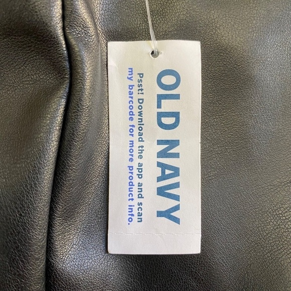 Old Navy Extra High-Rise Faux-Leather Skinny Pants, Black, Size 24, NWT - Picture 3 of 16